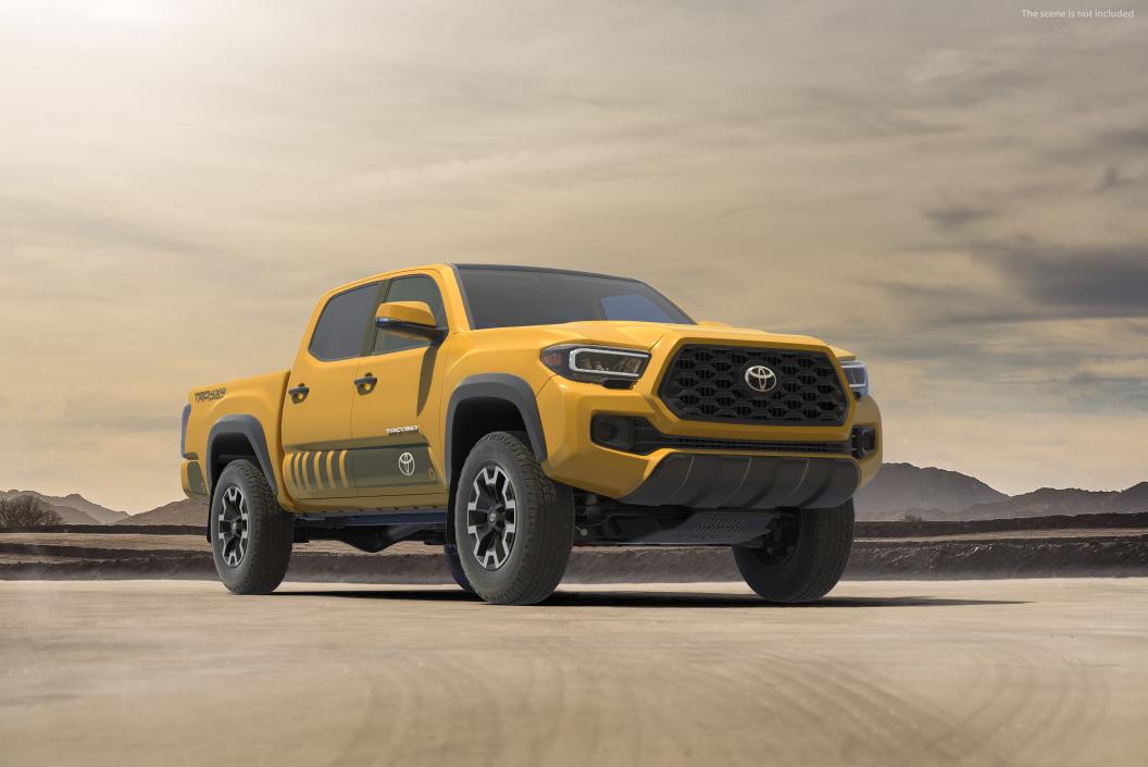 3D Toyota Tacoma TRD Off Road Bronze 2021 model