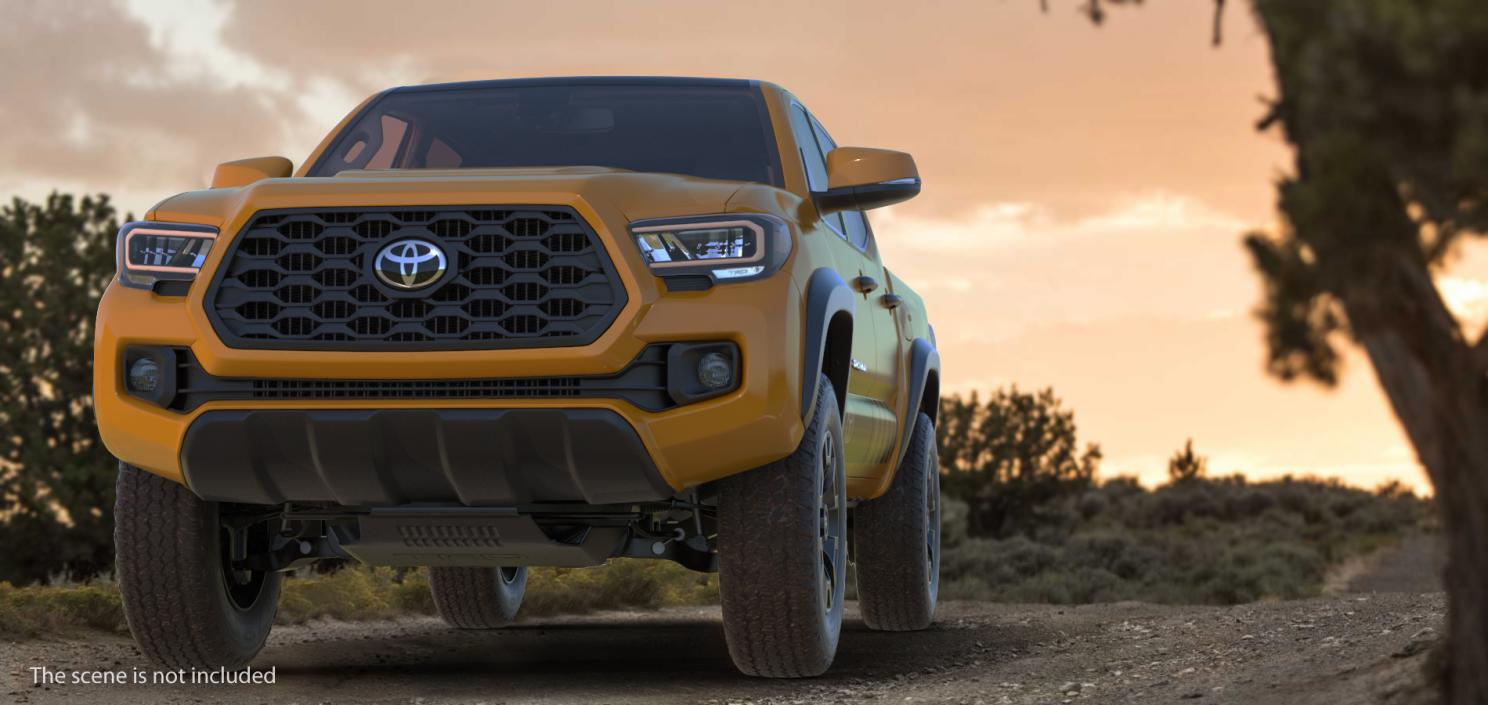 3D Toyota Tacoma TRD Off Road Bronze 2021 model