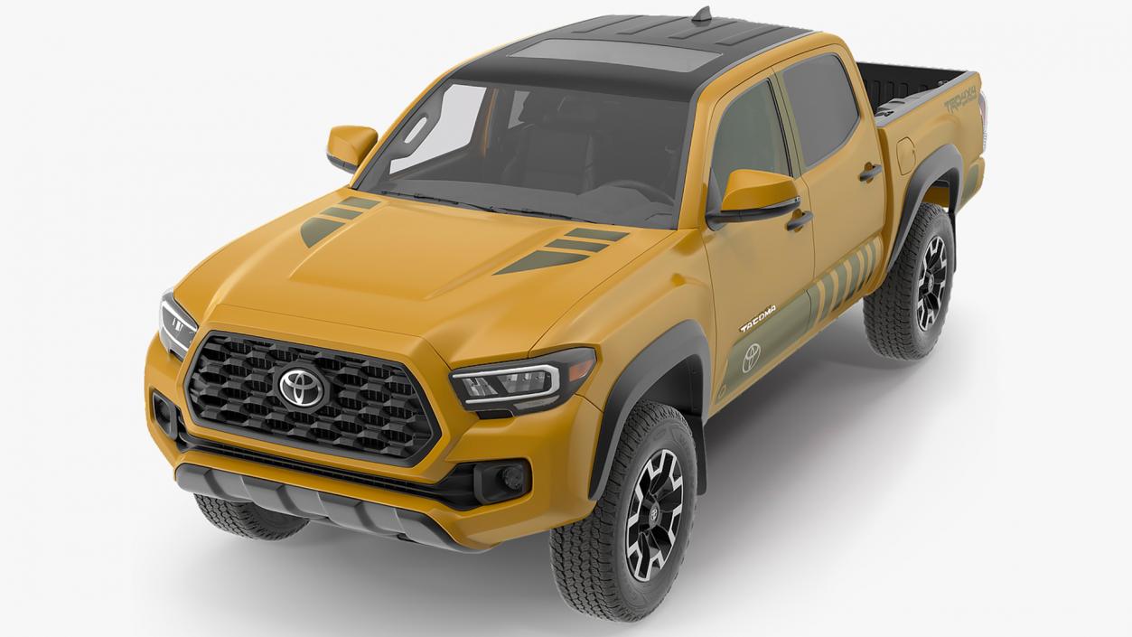 3D Toyota Tacoma TRD Off Road Bronze 2021 model