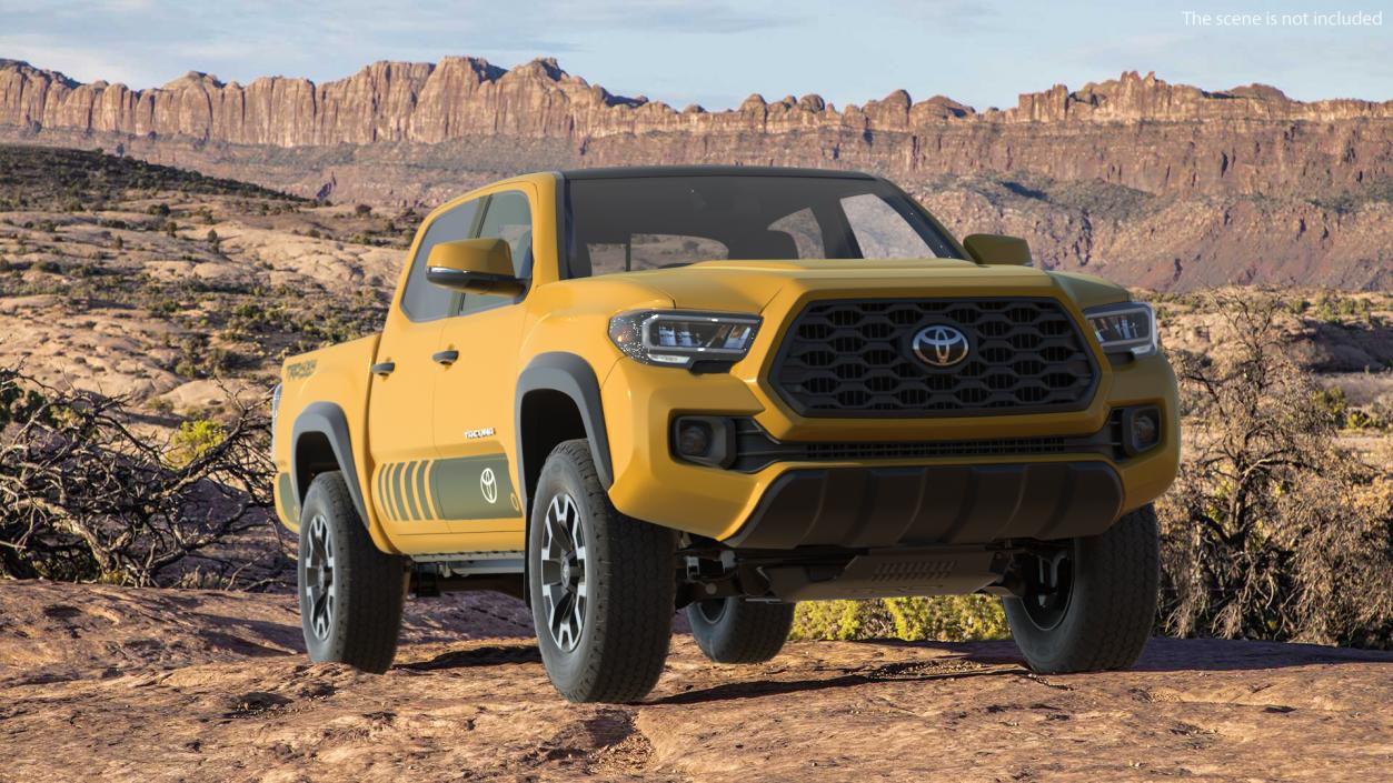 3D Toyota Tacoma TRD Off Road Bronze 2021 model