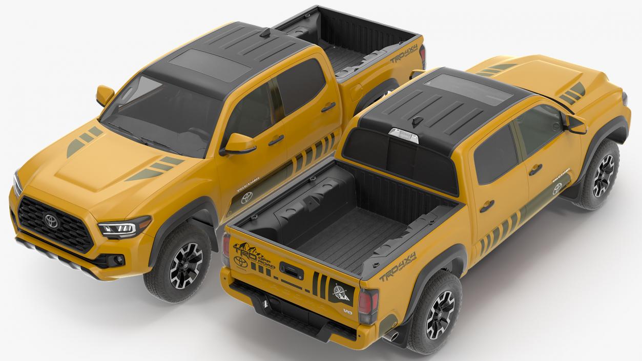 3D Toyota Tacoma TRD Off Road Bronze 2021 model