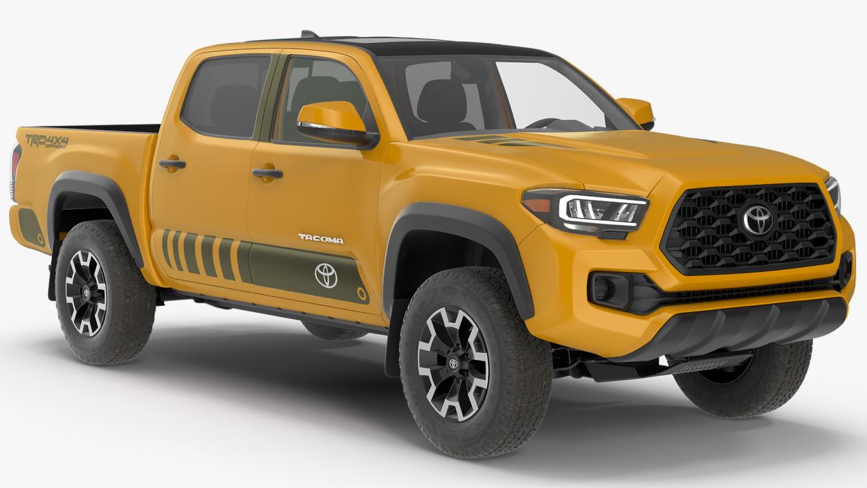 3D Toyota Tacoma TRD Off Road Bronze 2021 model