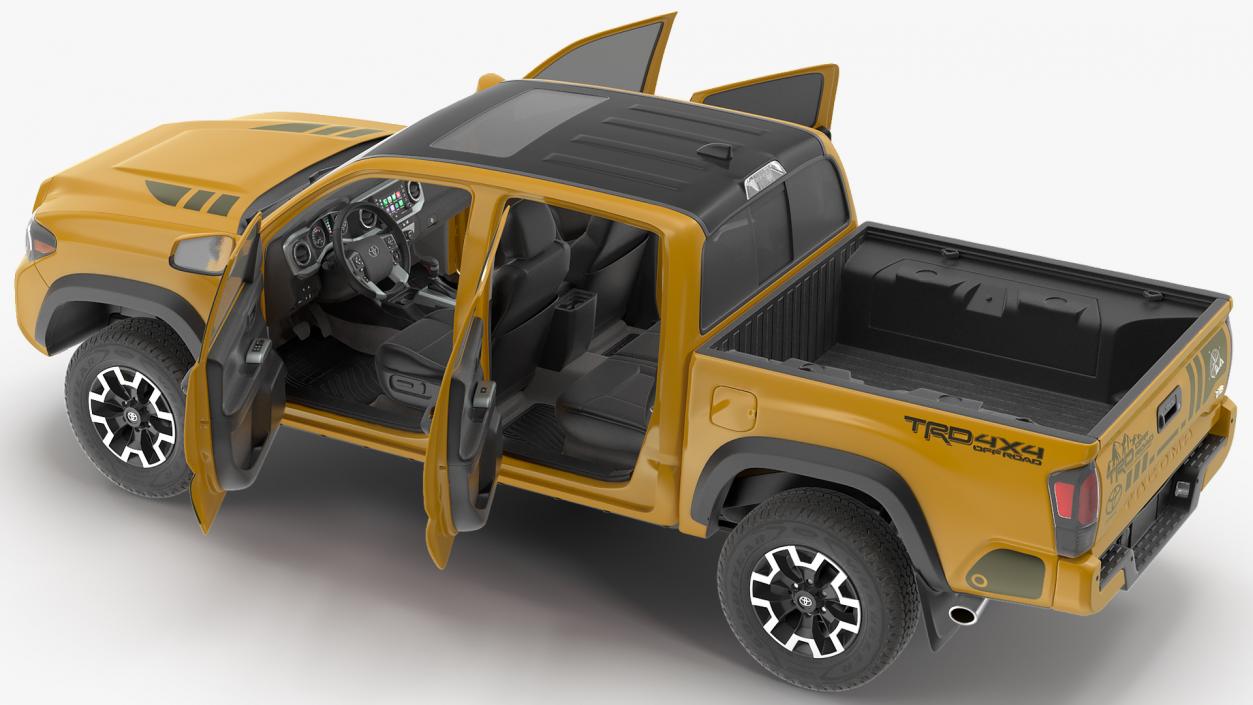 3D Toyota Tacoma TRD Off Road Bronze 2021 model