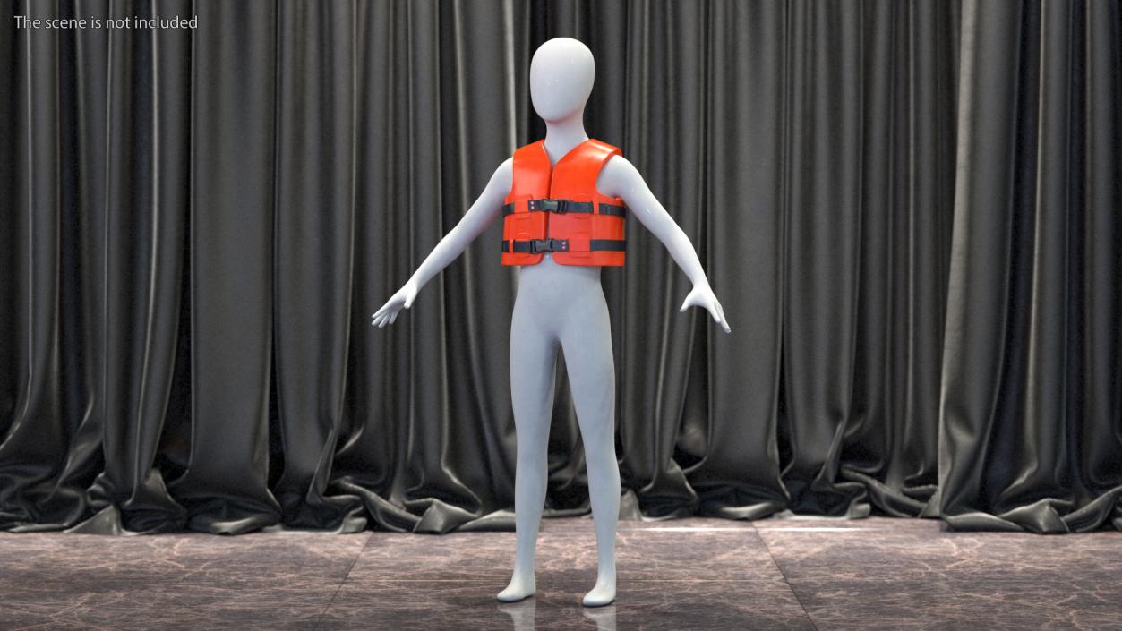 3D Life Vest Type III PFD for Kids