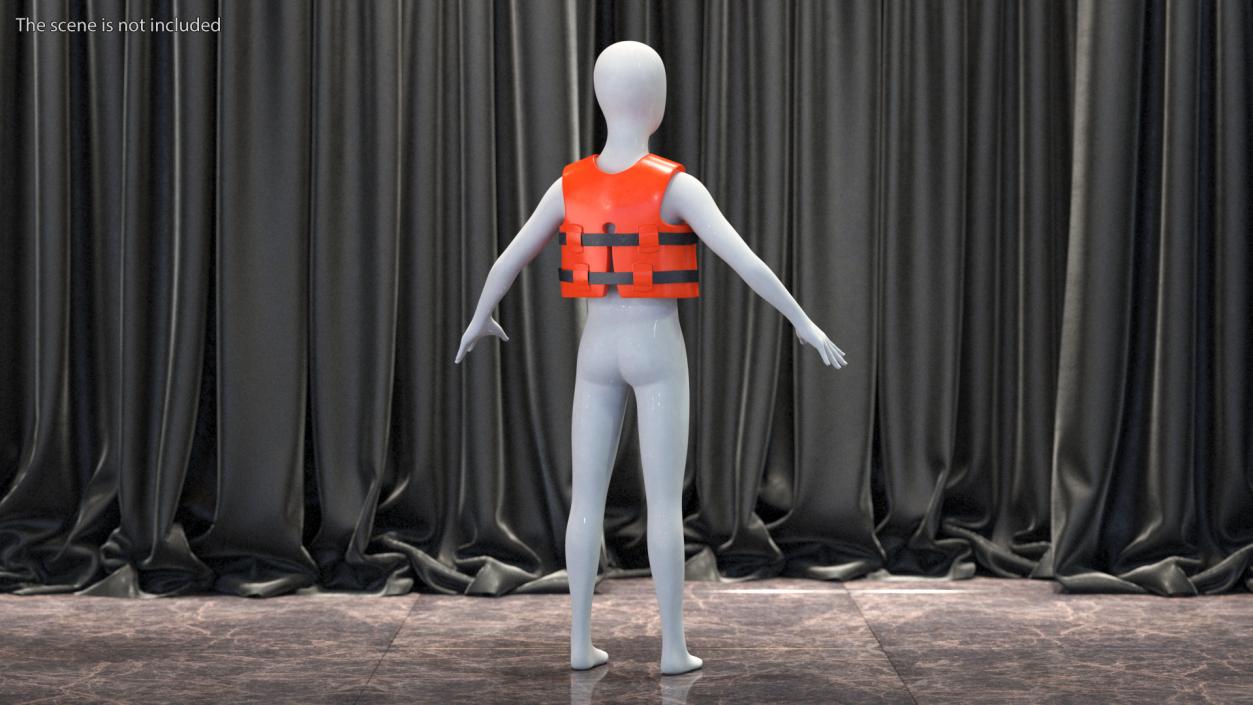 3D Life Vest Type III PFD for Kids