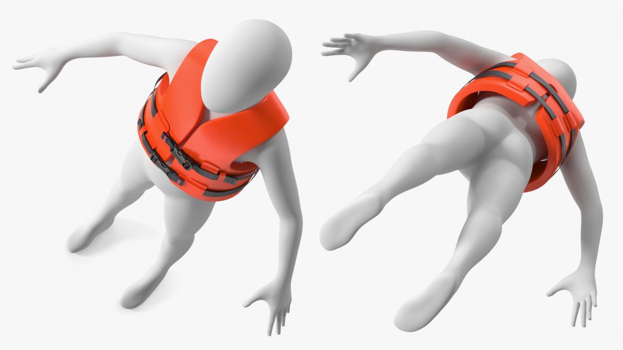 3D Life Vest Type III PFD for Kids