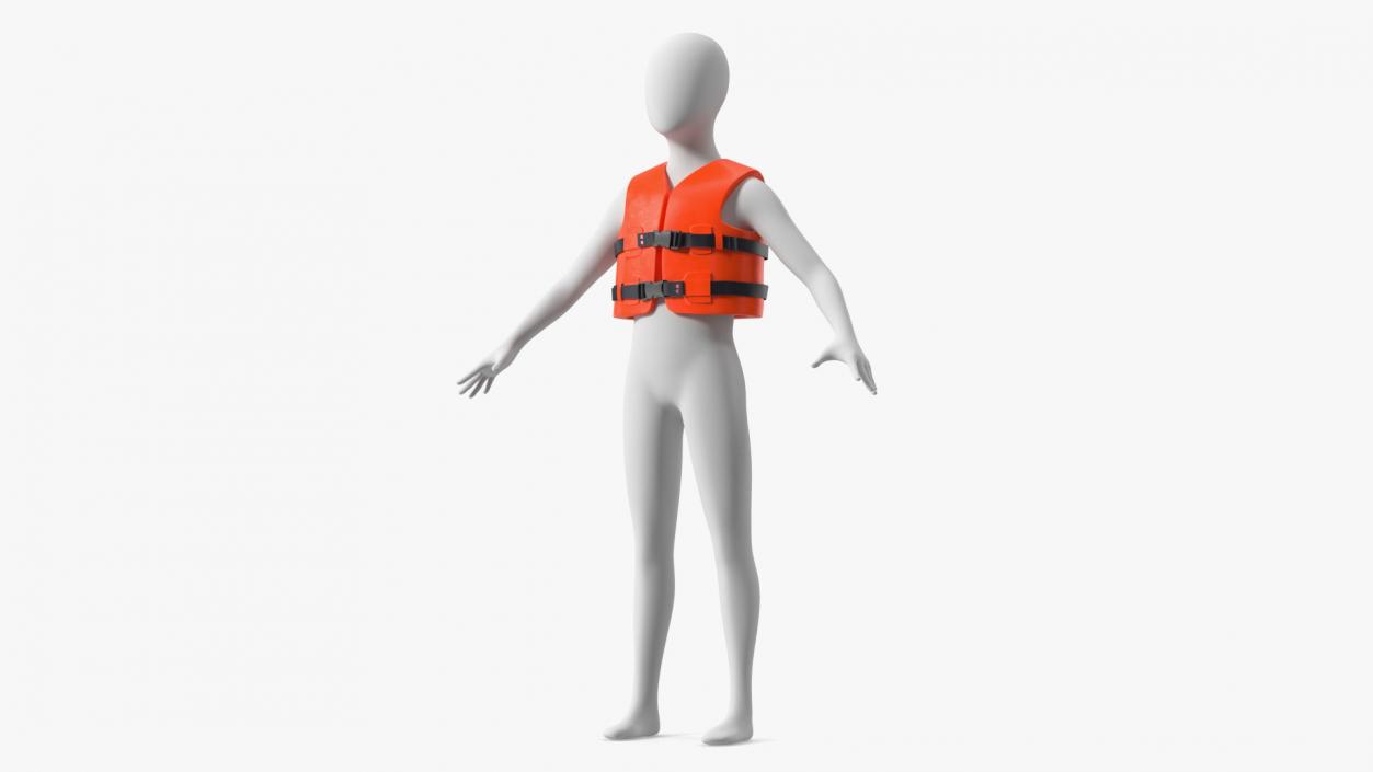 3D Life Vest Type III PFD for Kids