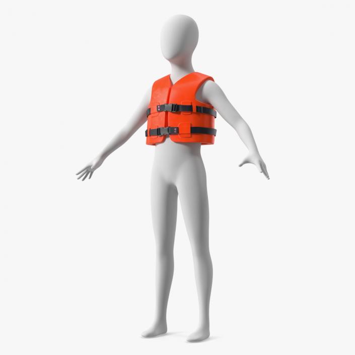 3D Life Vest Type III PFD for Kids