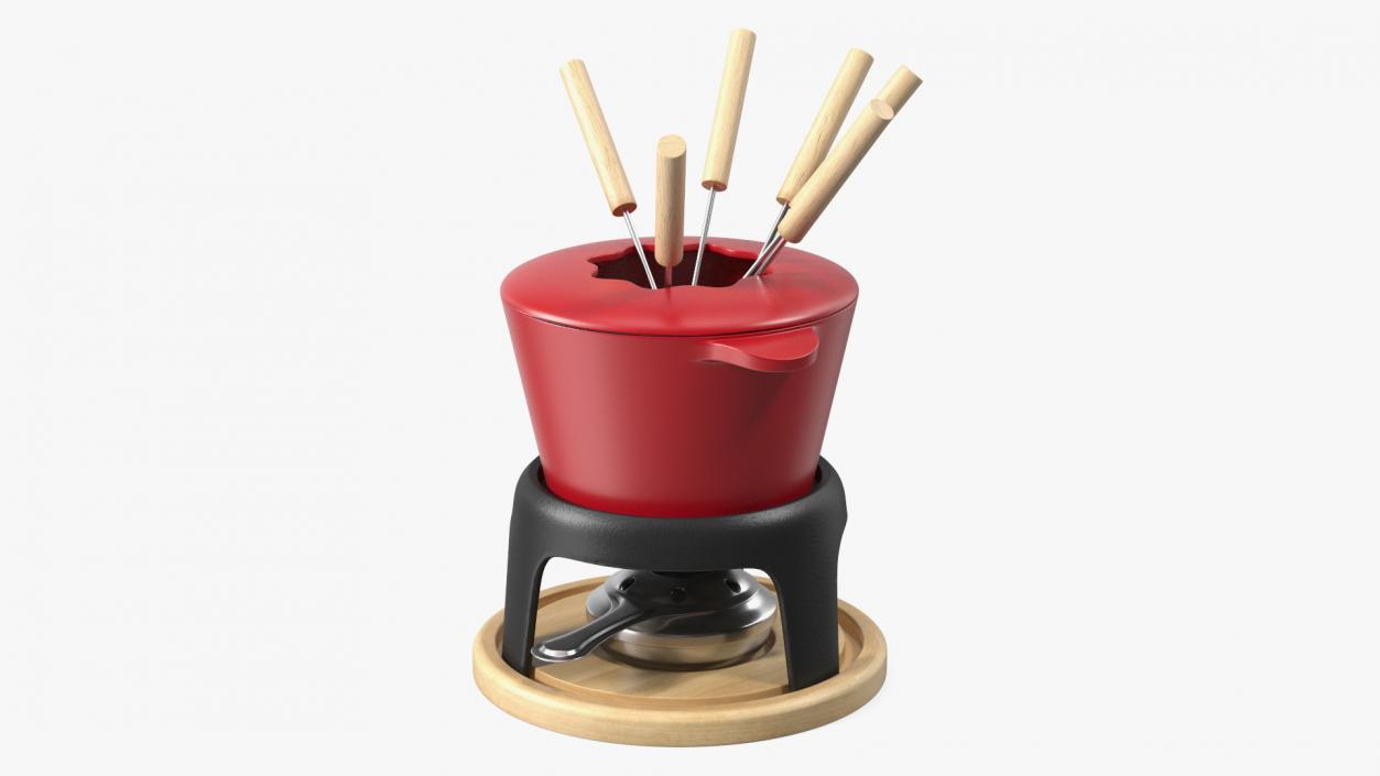 Fondue Pots Collection 3D