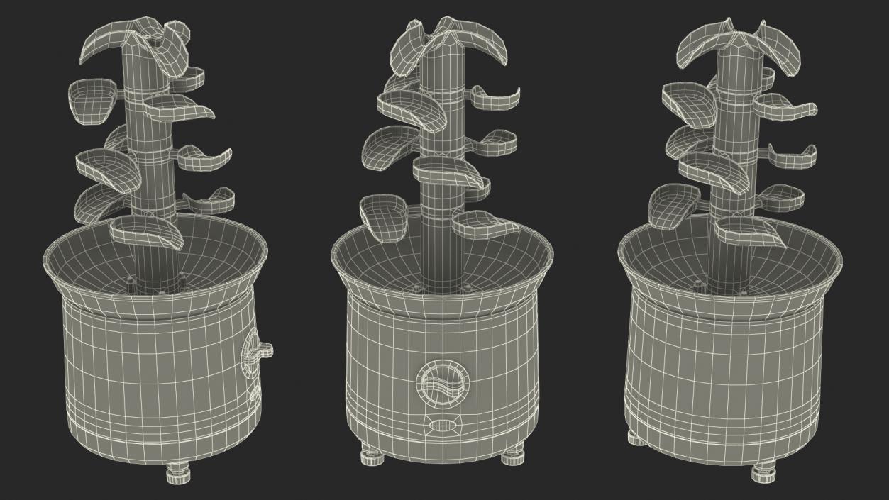 Fondue Pots Collection 3D