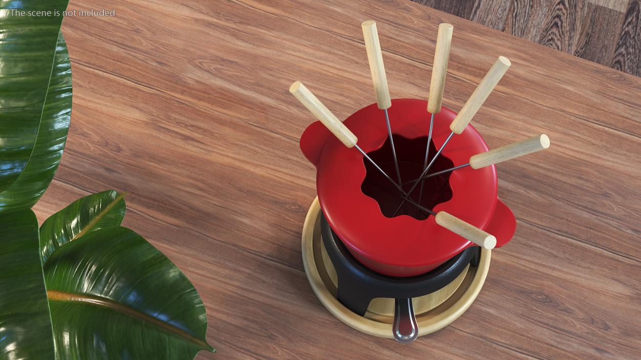 Fondue Pots Collection 3D