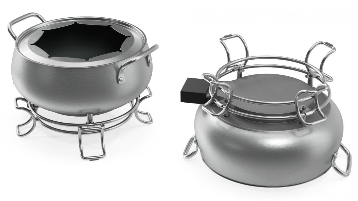 Fondue Pots Collection 3D