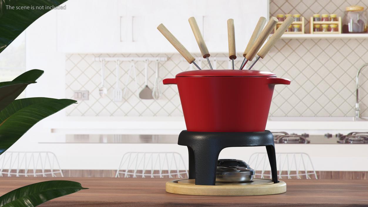 Fondue Pots Collection 3D