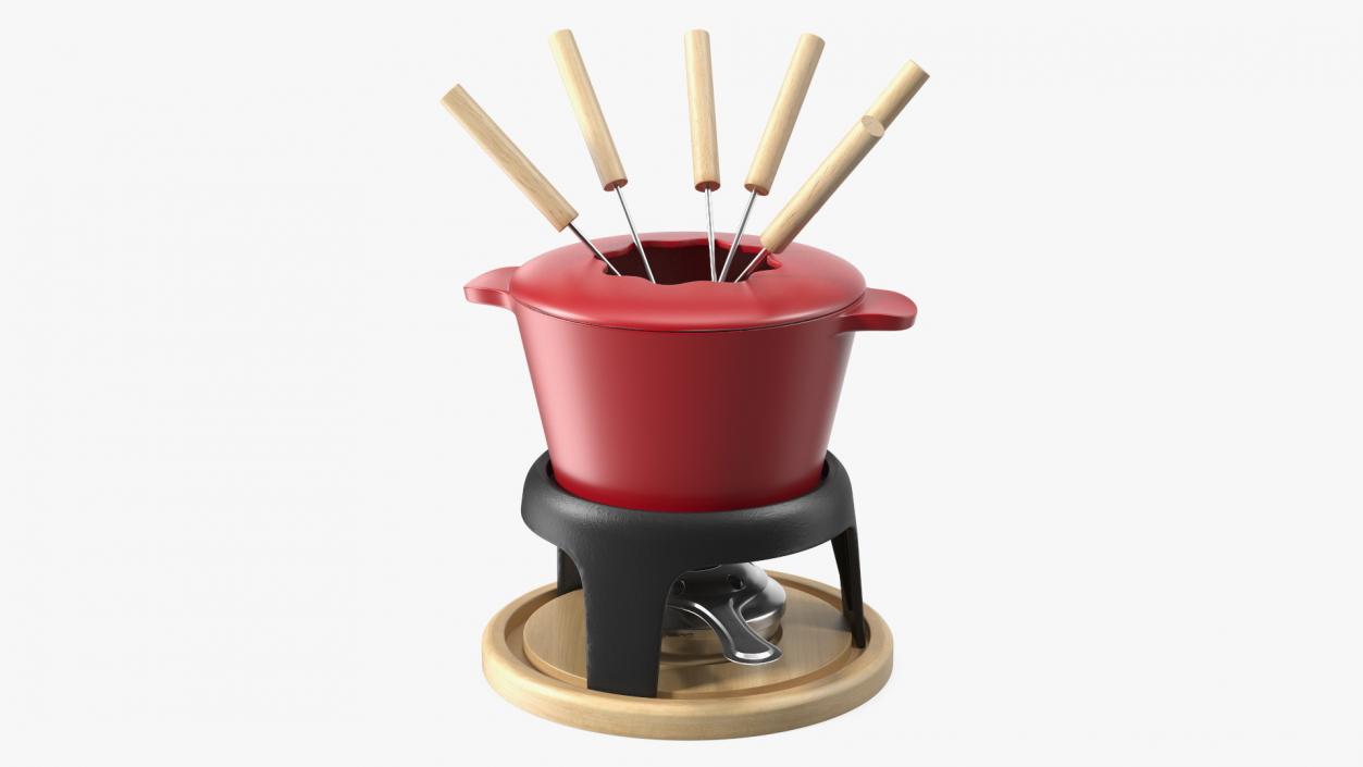 Fondue Pots Collection 3D