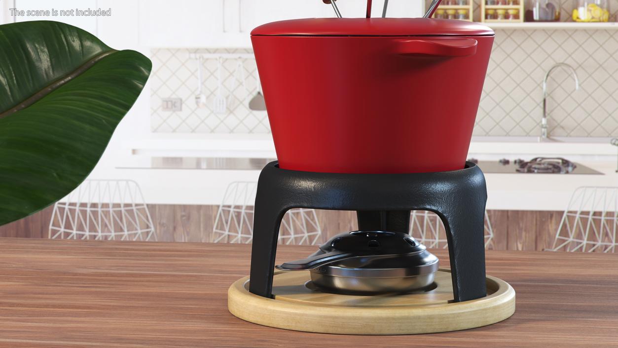 Fondue Pots Collection 3D