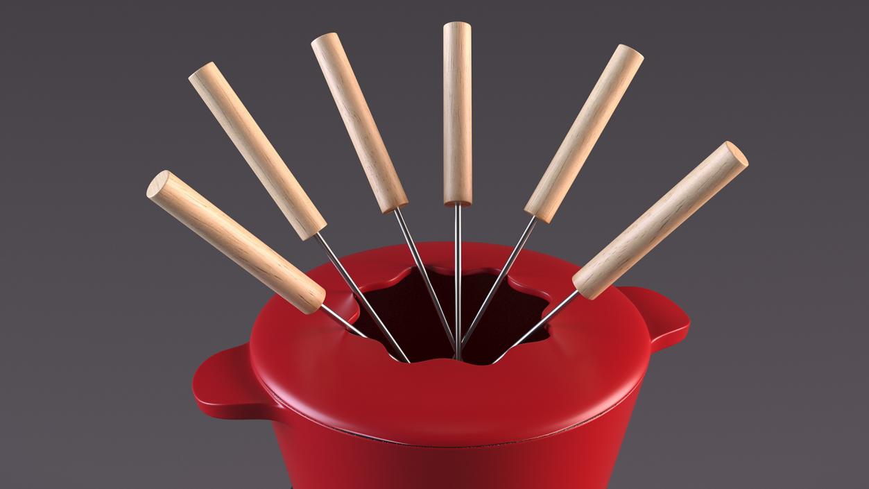 Fondue Pots Collection 3D