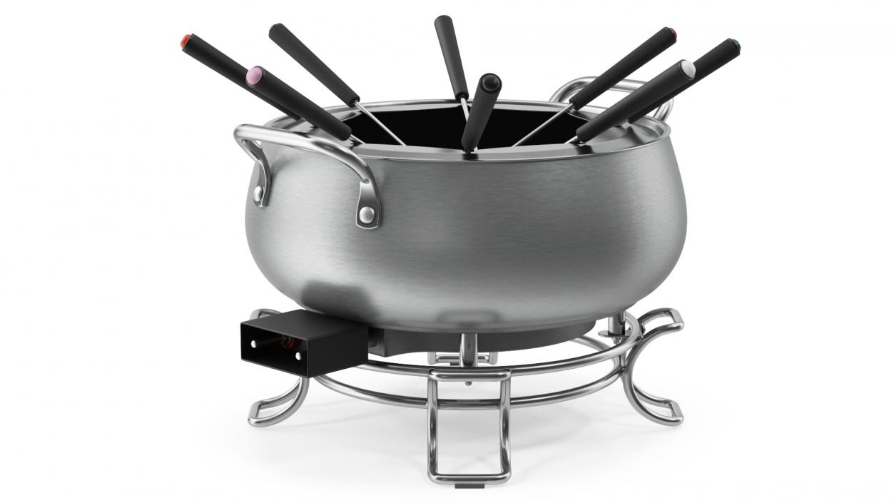 Fondue Pots Collection 3D