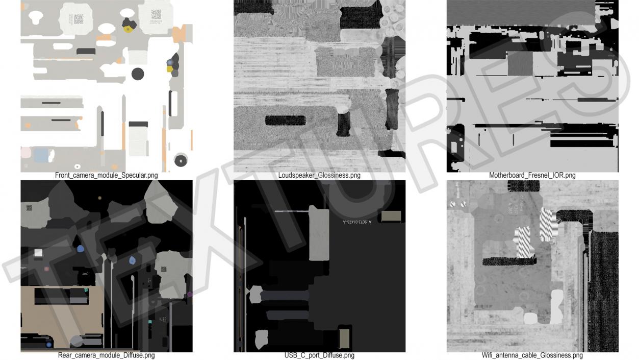 12 9 iPad Pro with Full Internal Structure 3D