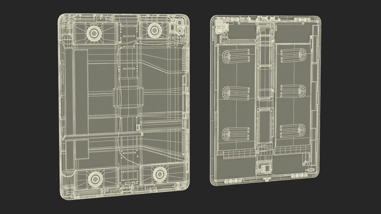 12 9 iPad Pro with Full Internal Structure 3D