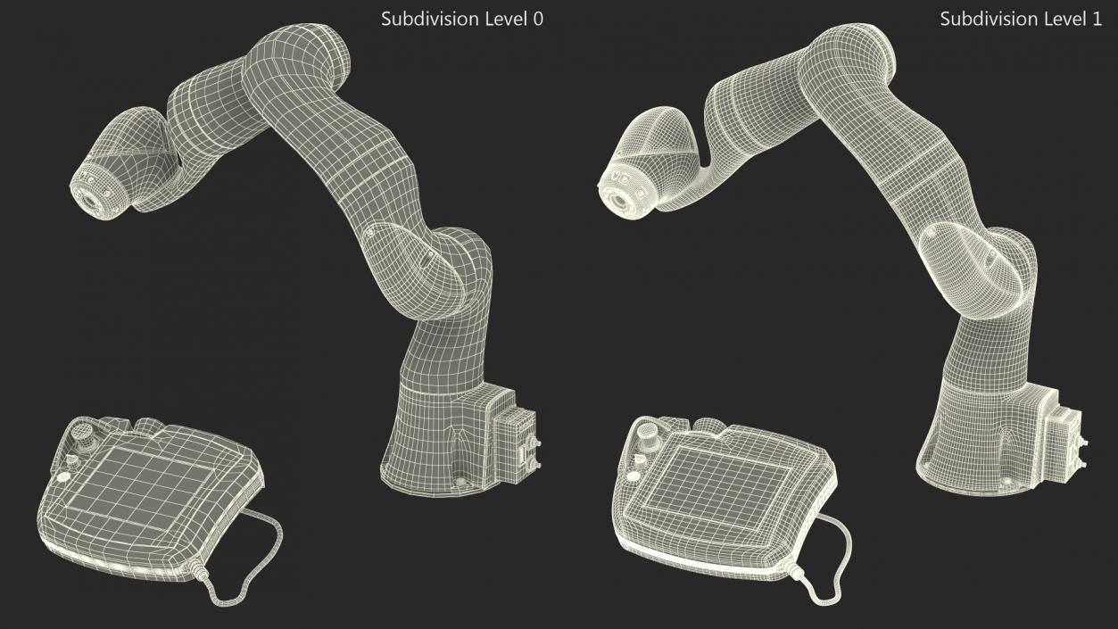 3D KUKA LBR IIWA Collaborative Robot model