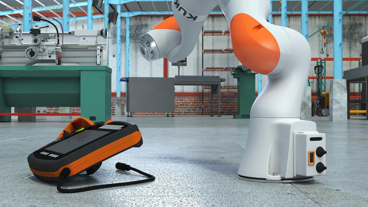 3D KUKA LBR IIWA Collaborative Robot model