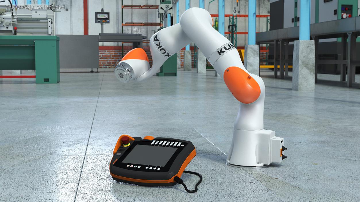 3D KUKA LBR IIWA Collaborative Robot model