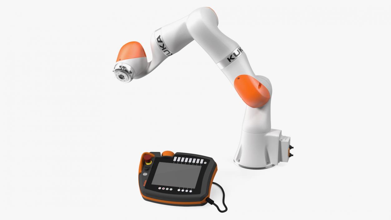 3D KUKA LBR IIWA Collaborative Robot model