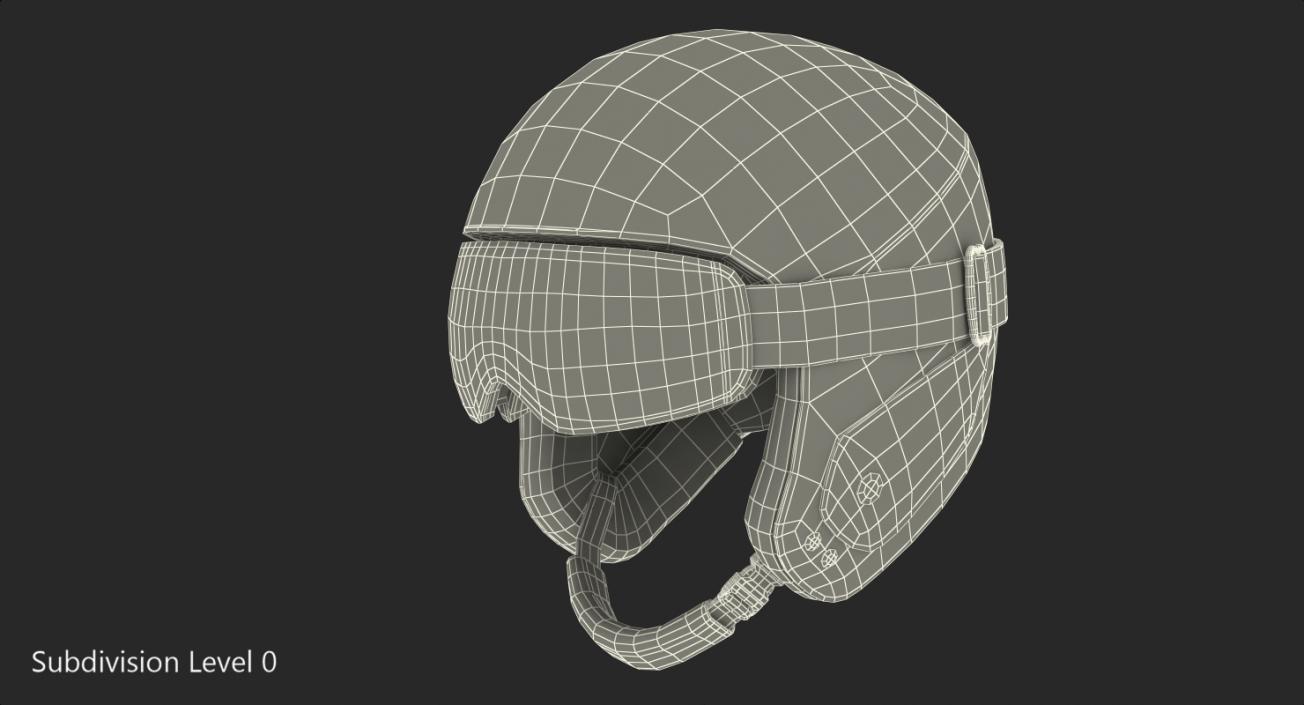 3D model Ski Helmet