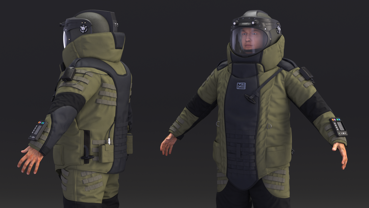 3D EOD 10 Bomb Suit