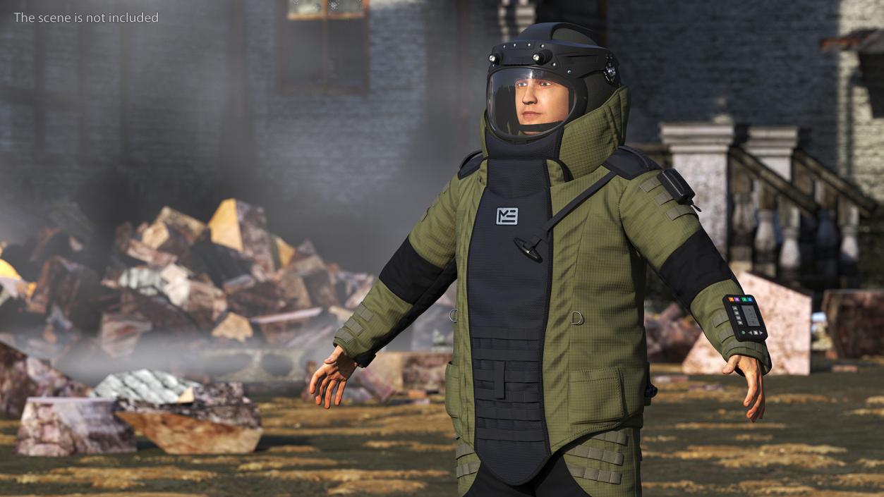 3D EOD 10 Bomb Suit