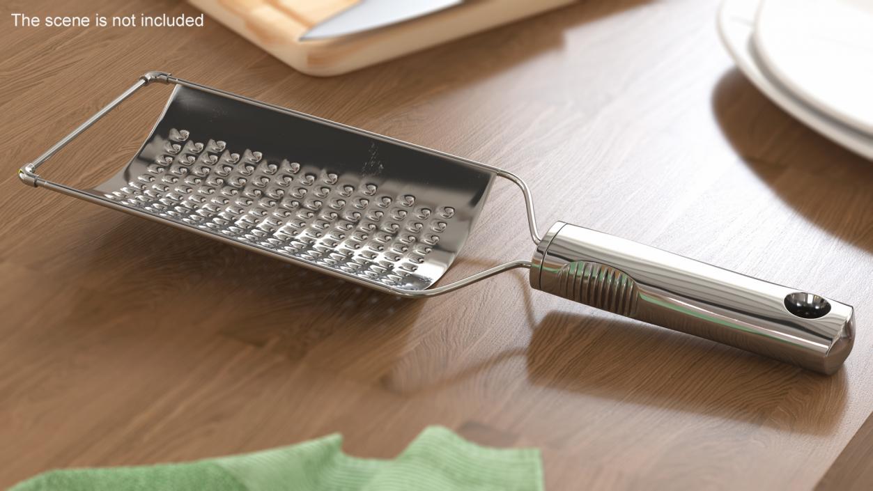 Metallic Cheese Grater 3D