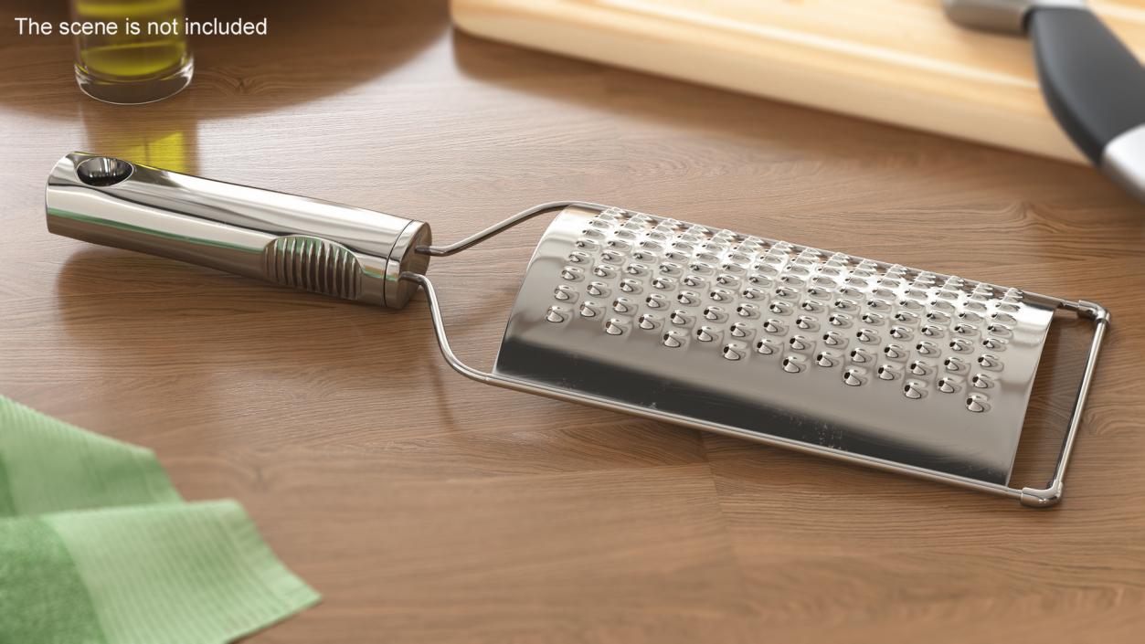 Metallic Cheese Grater 3D