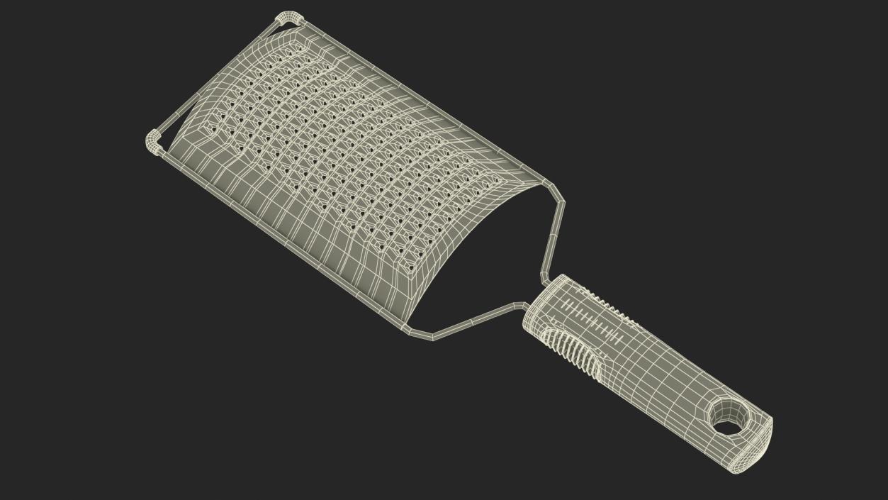 Metallic Cheese Grater 3D