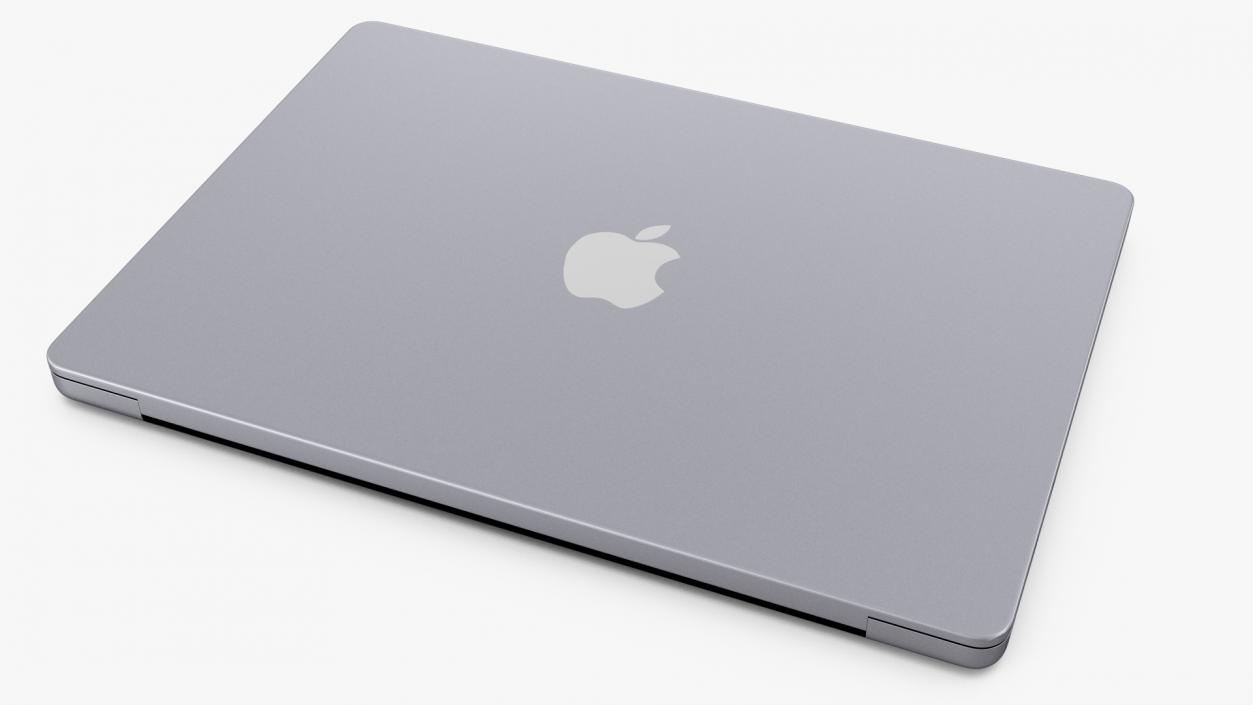 Apple MacBook Pro 14 inch Silver 3D