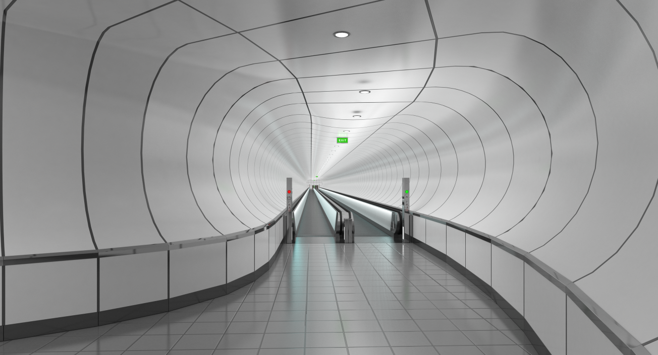 3D model Metro Station Subway