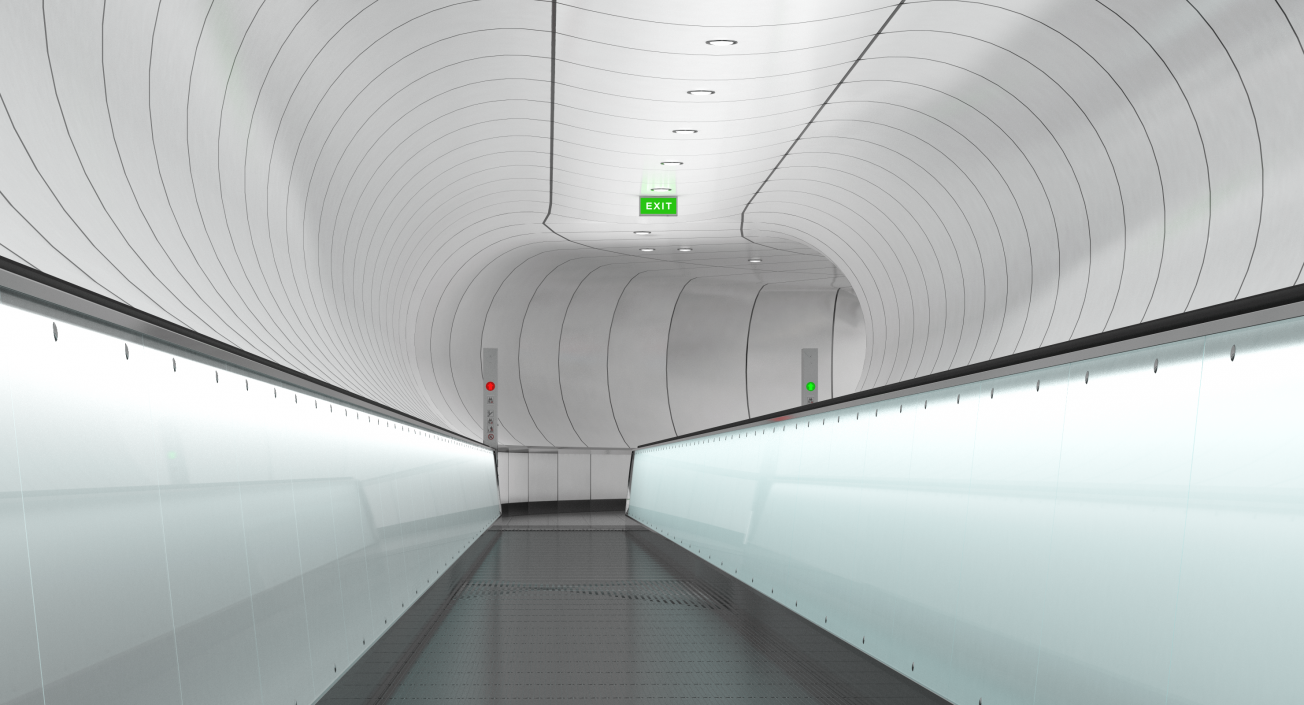 3D model Metro Station Subway