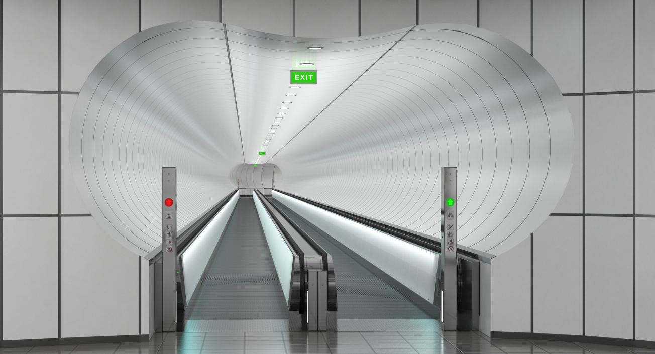 3D model Metro Station Subway