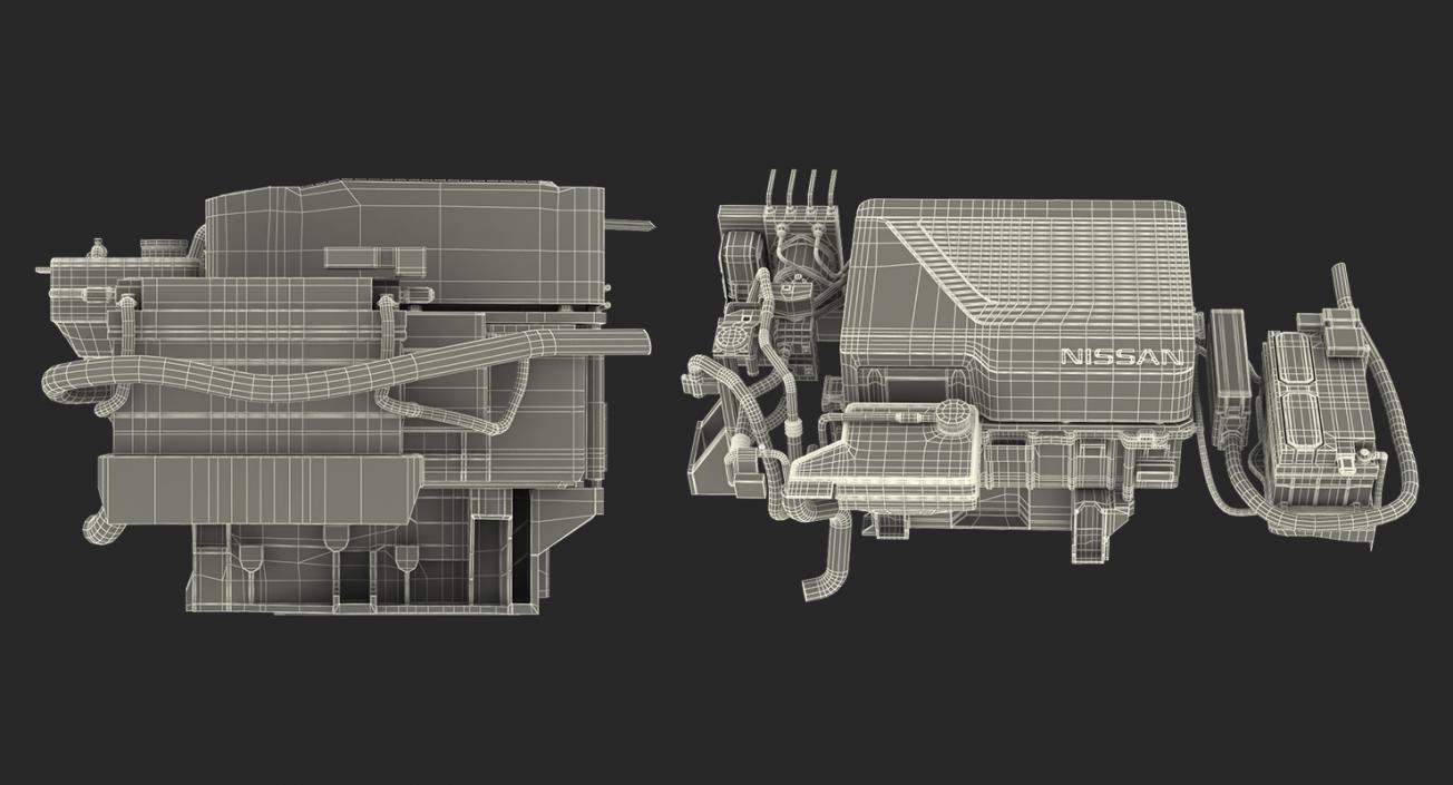 3D model Nissan Leaf Engine 3