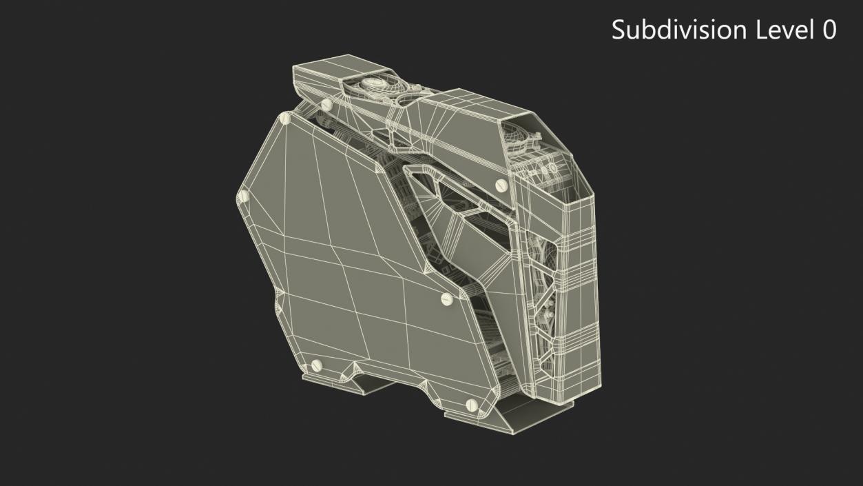 3D Futuristic Gaming PC On State 2