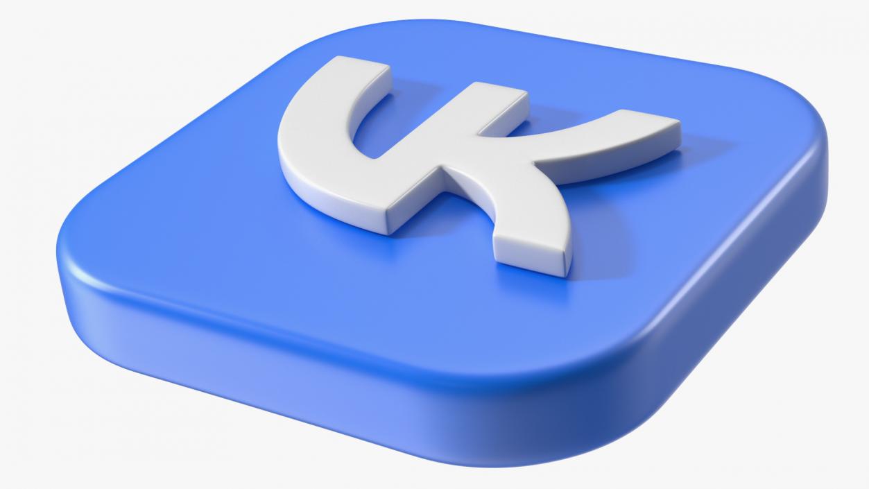 VK Icon 3D model