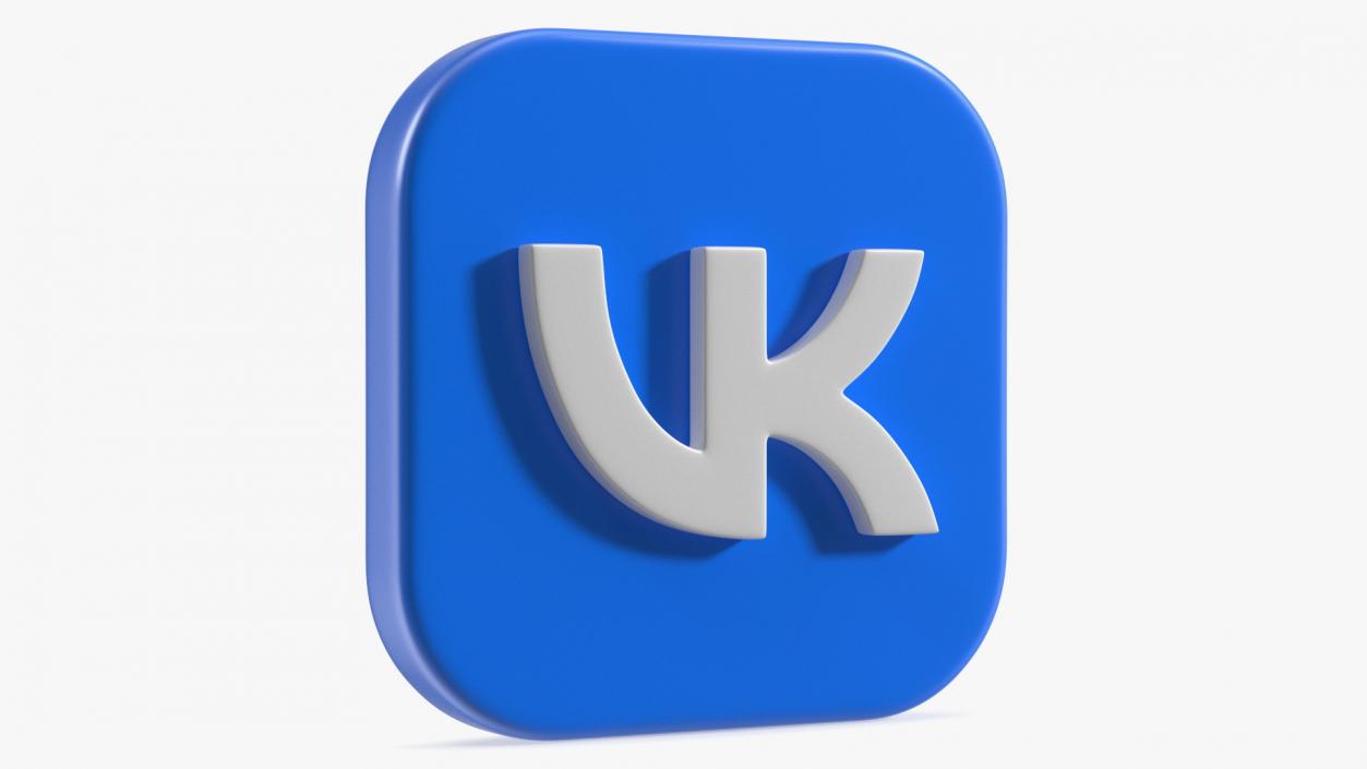 VK Icon 3D model