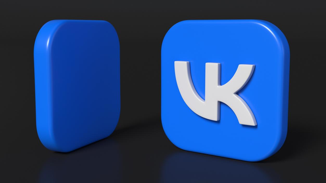 VK Icon 3D model