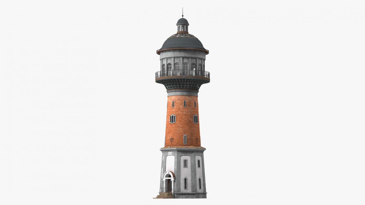 Old German Water Tower 3D