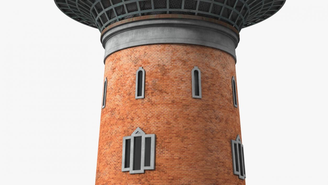 Old German Water Tower 3D