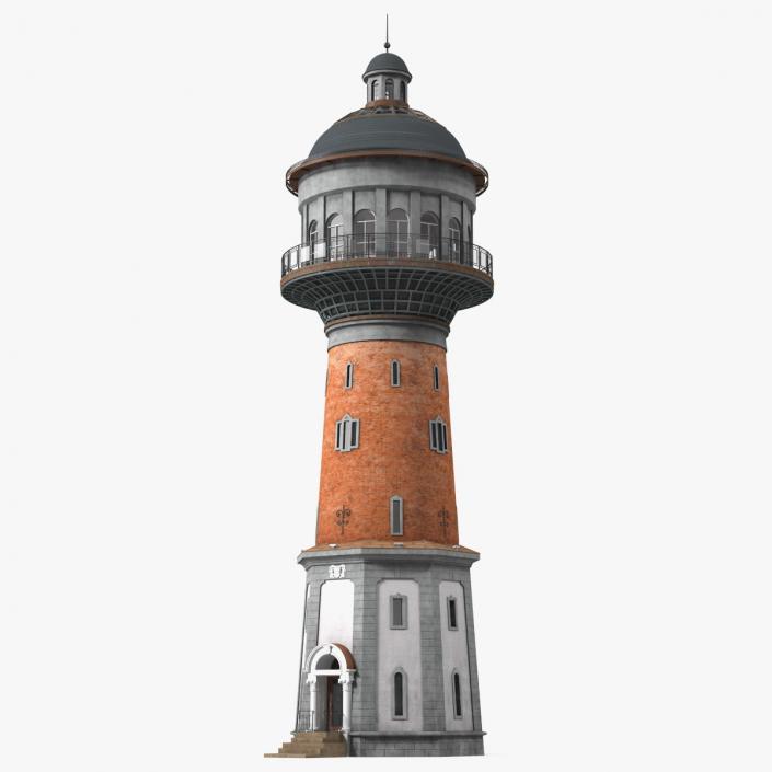 Old German Water Tower 3D