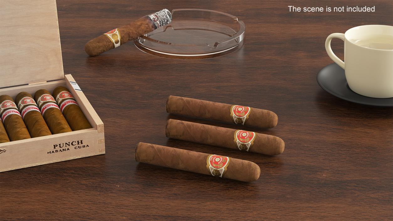 3D Punch Short De Punch Cigar 2 model