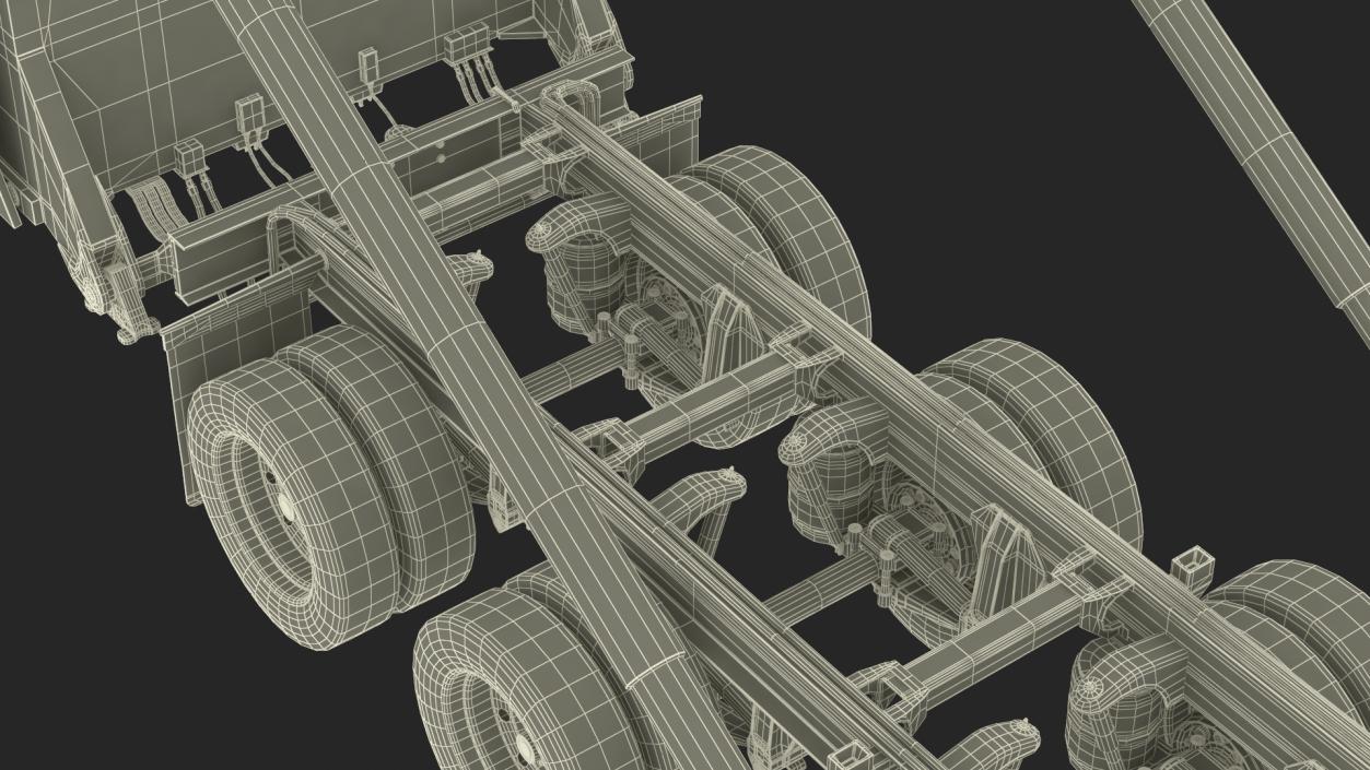 3D Minuteman Trailer in Raised State model