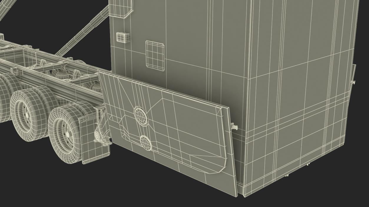 3D Minuteman Trailer in Raised State model