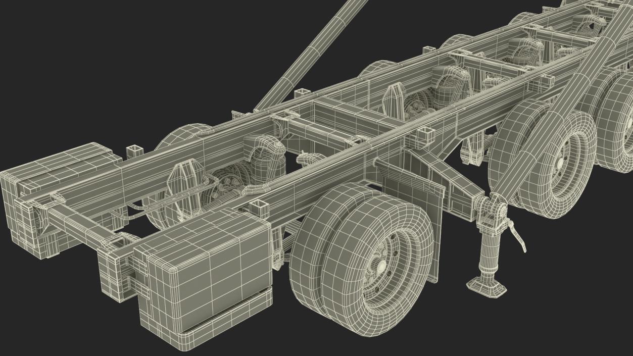 3D Minuteman Trailer in Raised State model