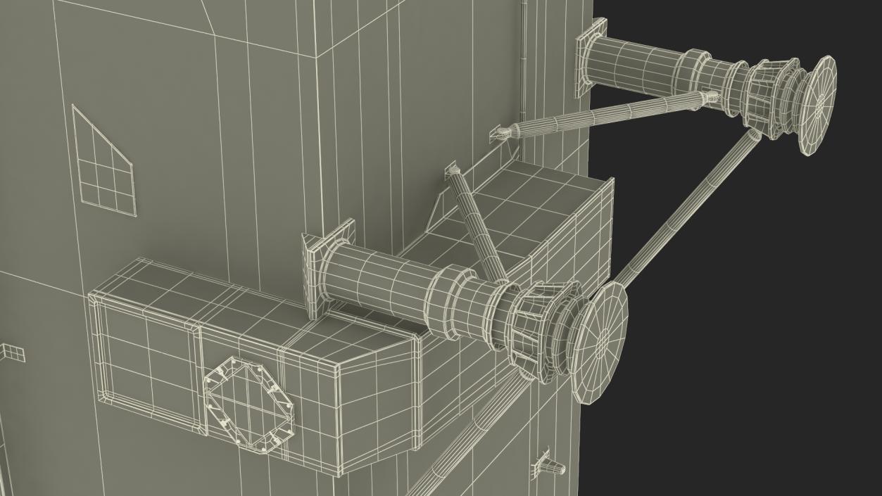 3D Minuteman Trailer in Raised State model